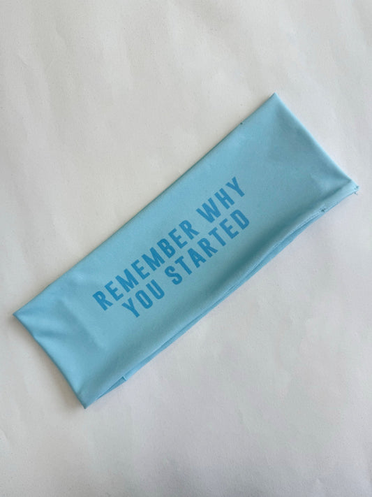 Cintillo Running Reversible Finisher - Why you Started