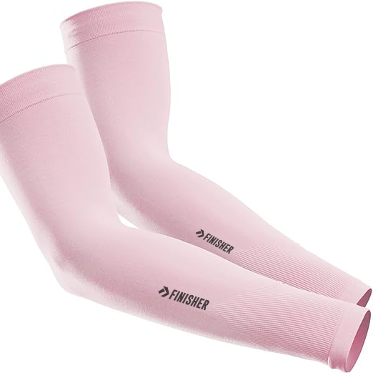 Par de Mangas para Running con Protección UV Finisher - Rosada