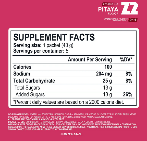 Energy Gel Z2 Pitaya