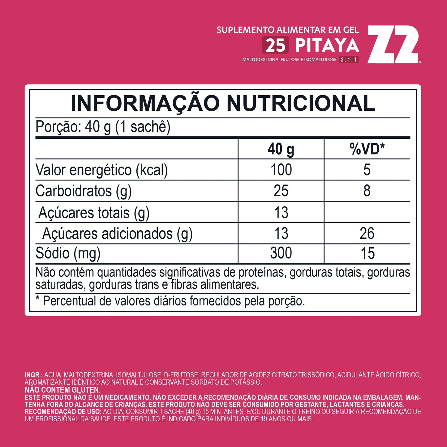 Energy Gel Z2 Pitaya