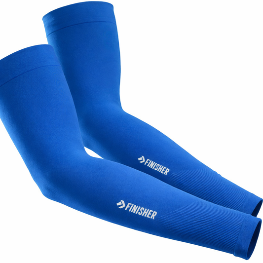 Par de Mangas para Running con Protección UV Finisher - Azul