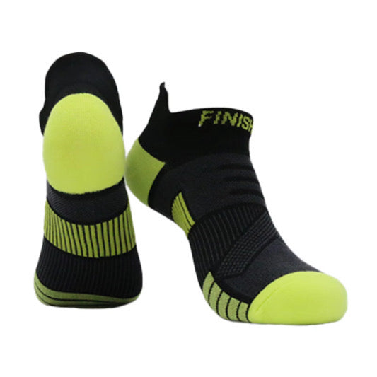 Calcetín de Running con Compresión Finisher Performance – Ankle Negro