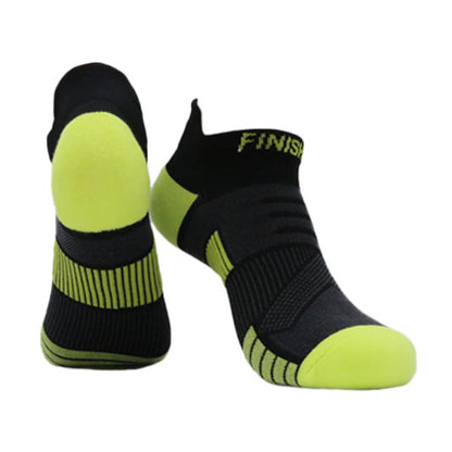 Calcetín de Running con Compresión Finisher Performance – Ankle Negro