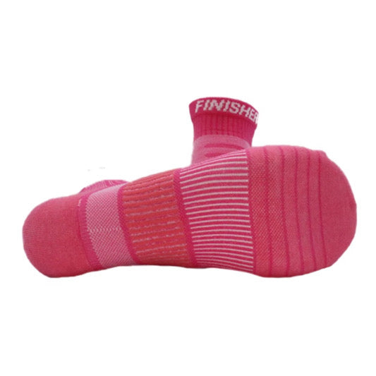 Calcetín de Running con Compresión Finisher Performance – Ankle Fucsia