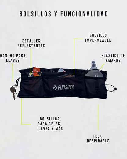 Banano de Running Finisher Kilian 360° – Ajuste Ergonómico - Fucsia