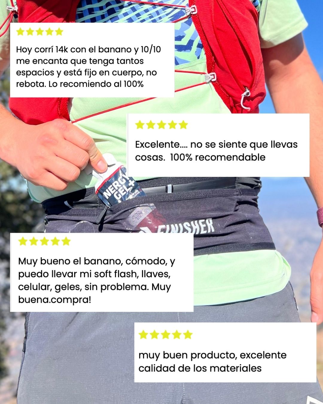 Banano de Running Finisher Kilian 360° – Ajuste Ergonómico - Fucsia