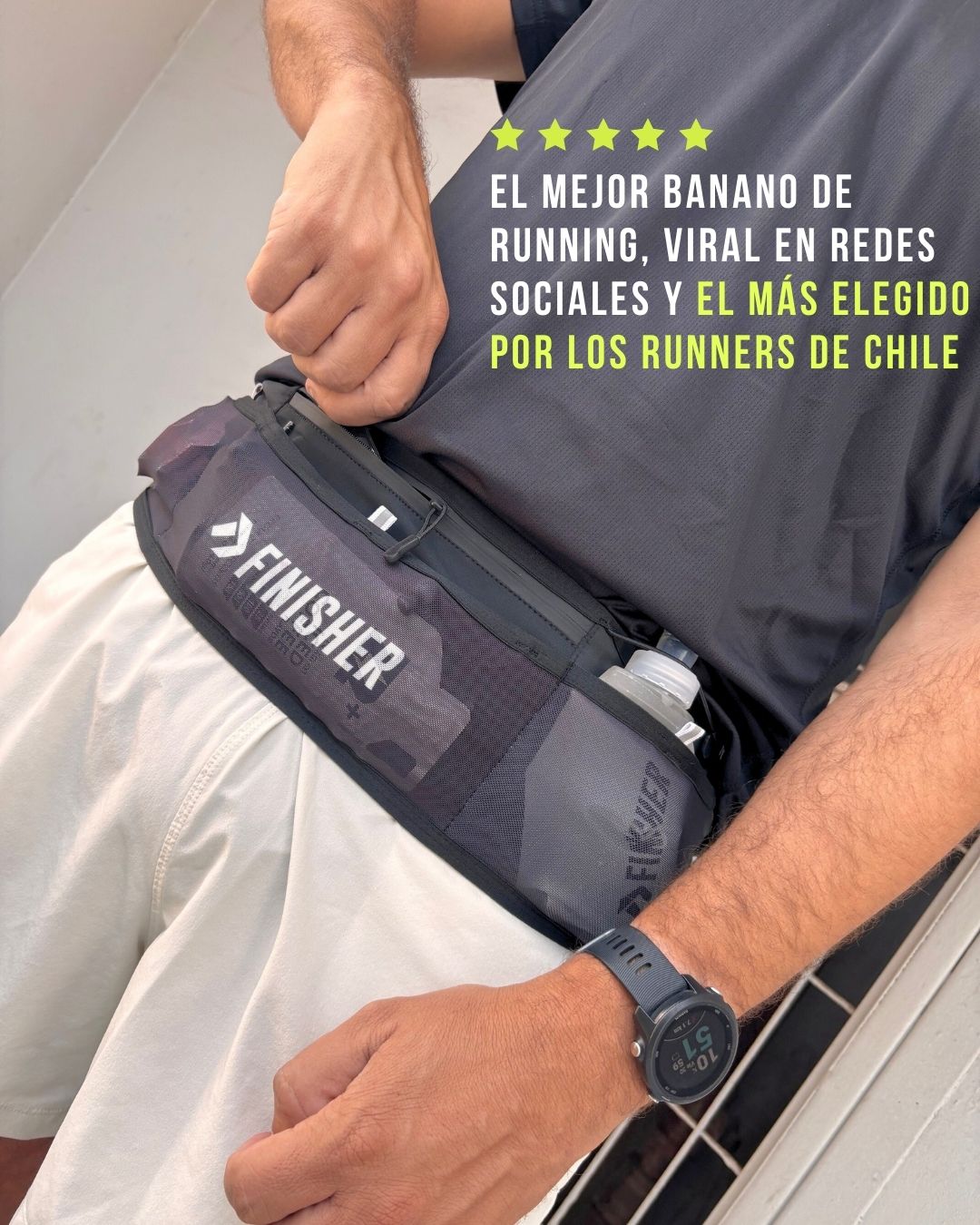 Banano de Running Finisher Kilian 360° – Ajuste Ergonómico - Fucsia