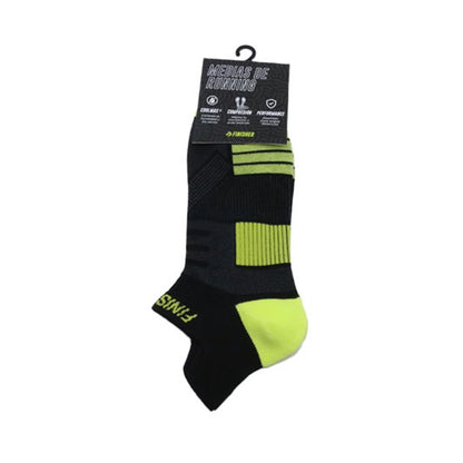 Calcetín de Running con Compresión Finisher Performance – Ankle Negro