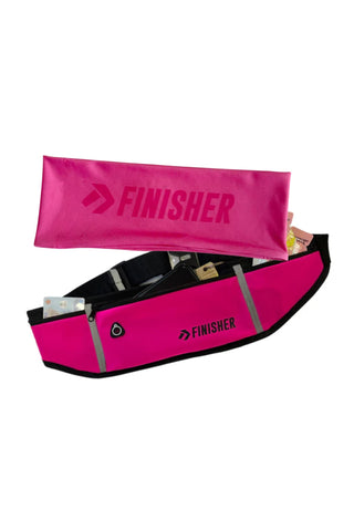 PINK PASSION: Banano Eliud Fucsia + Cintillo Reversible Fucsia