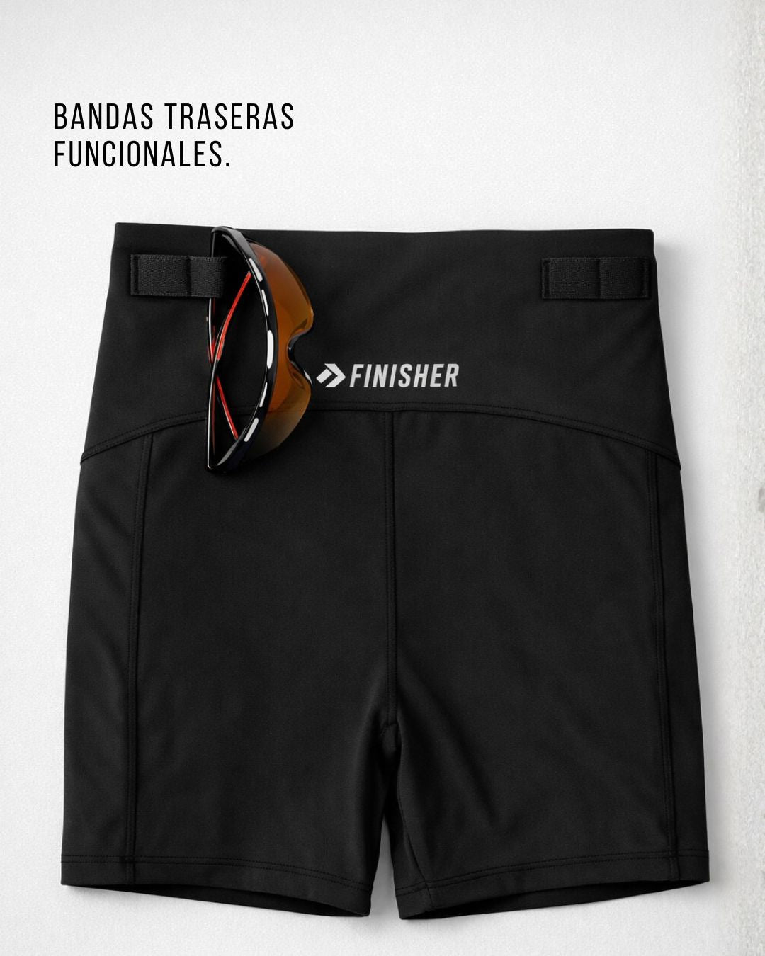 Calza Running Mujer Valencia Negro - Finisher
