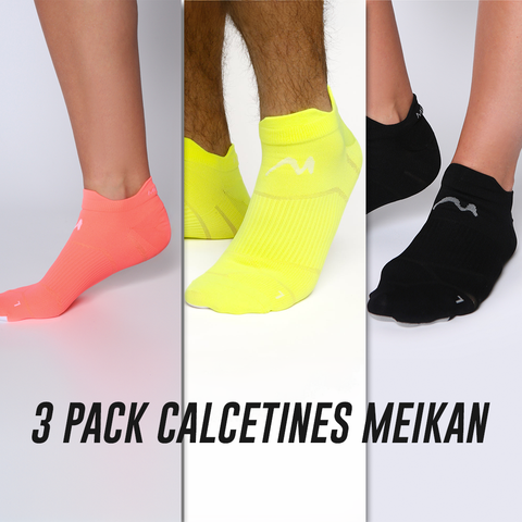 3 PACK Calcetines Meikan Running Pro