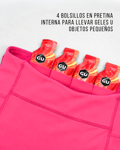Calza Running Mujer Valencia 2.0 Fucsia - Finisher