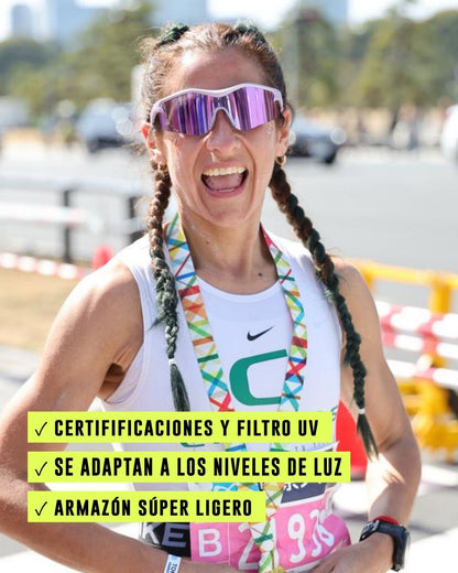Lentes de Running Fotocromáticos Lila Berlin Finisher