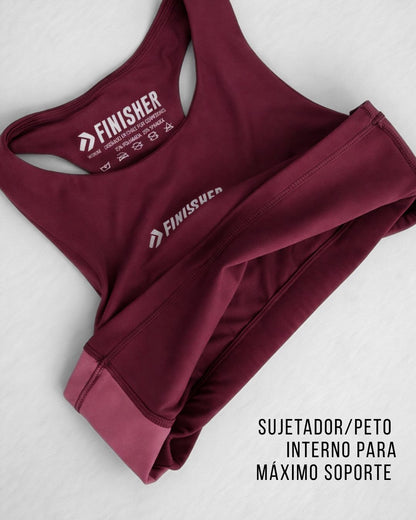 Top Running Mujer Valencia Burdeo - Finisher