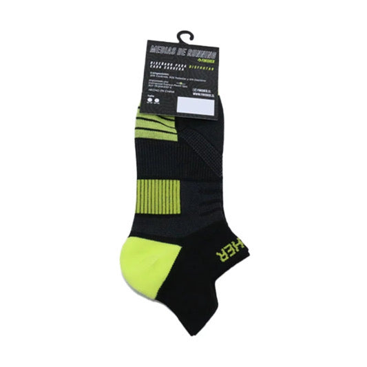 Calcetín de Running con Compresión Finisher Performance – Ankle Negro