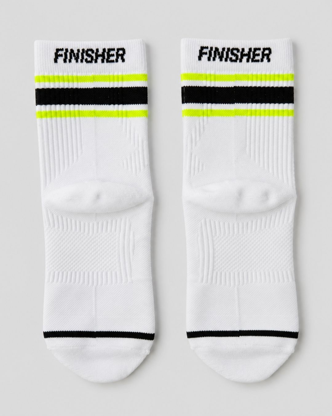 Calcetines de Running Finisher RaceDay Sprinter Lightweight con Compresión – Crew Blanco