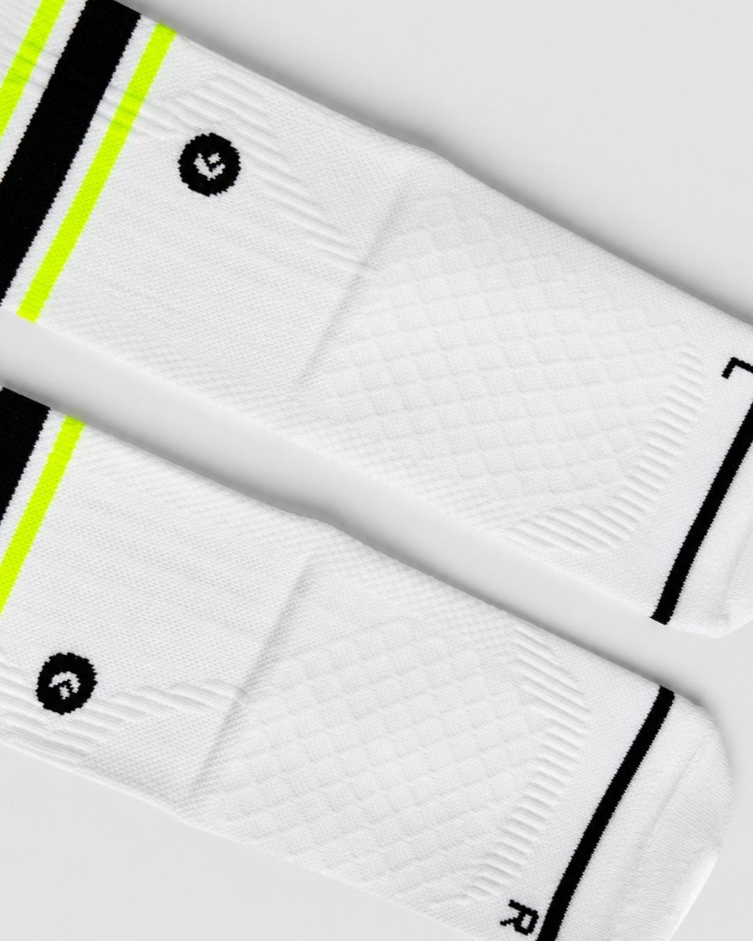 Calcetines de Running Finisher RaceDay Sprinter Lightweight con Compresión – Crew Blanco