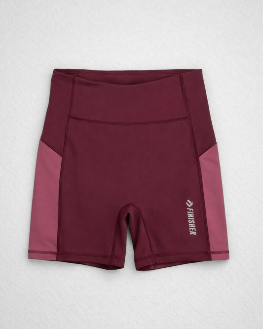 Calza Running Mujer Valencia Burdeo - Finisher