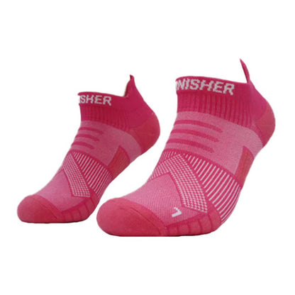 Calcetín de Running con Compresión Finisher Performance – Ankle Fucsia