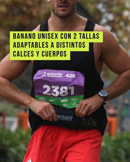 Banano de Running Finisher Kilian 360° – Ajuste Ergonómico - Fucsia