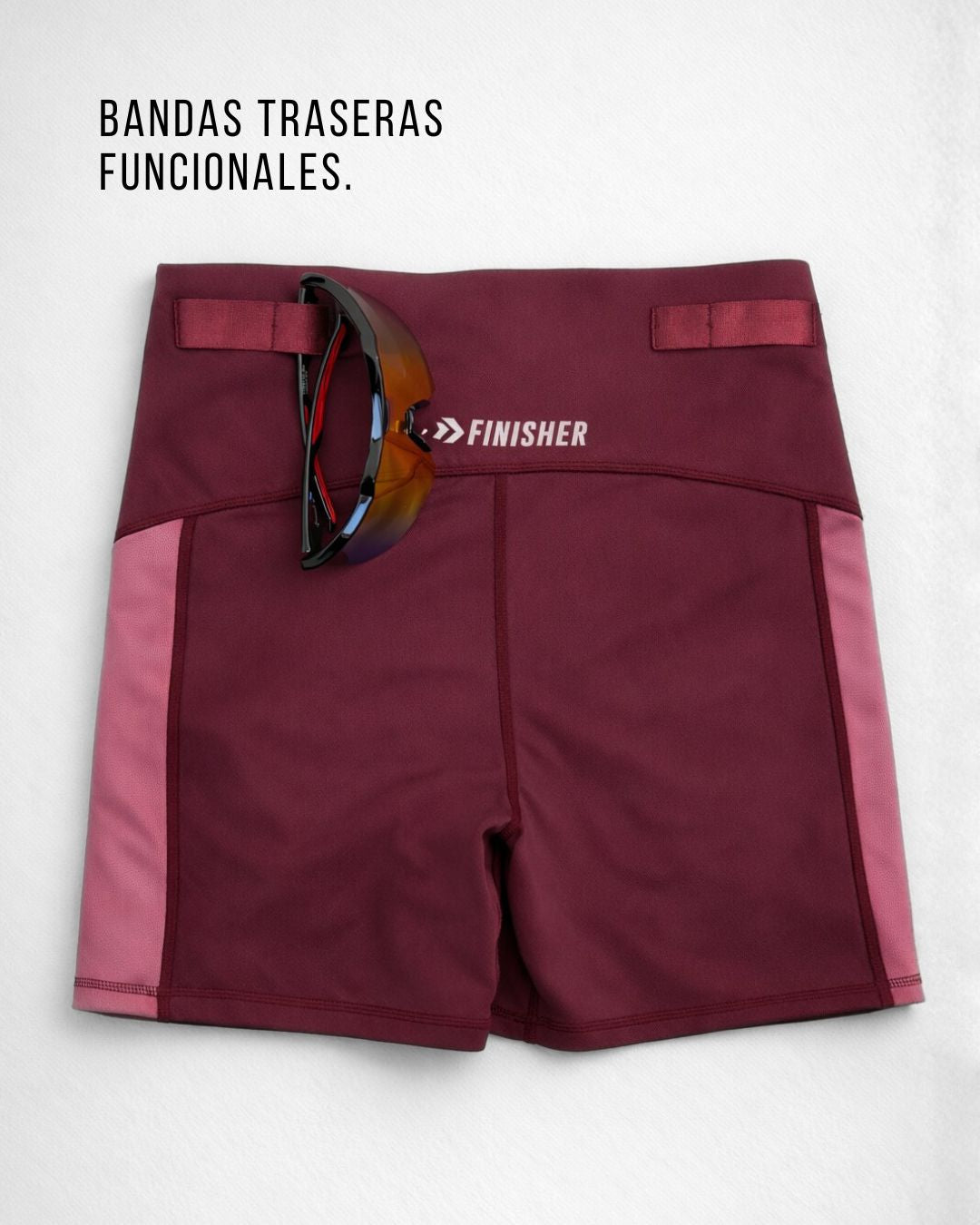 Calza Running Mujer Valencia Burdeo - Finisher