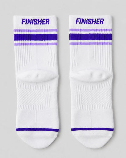 Calcetines de Running Finisher Lightweight con Compresión – Crew Lila