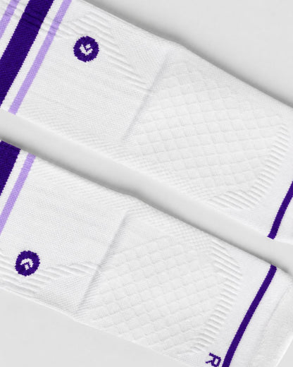 Calcetines de Running Finisher Lightweight con Compresión – Crew Lila