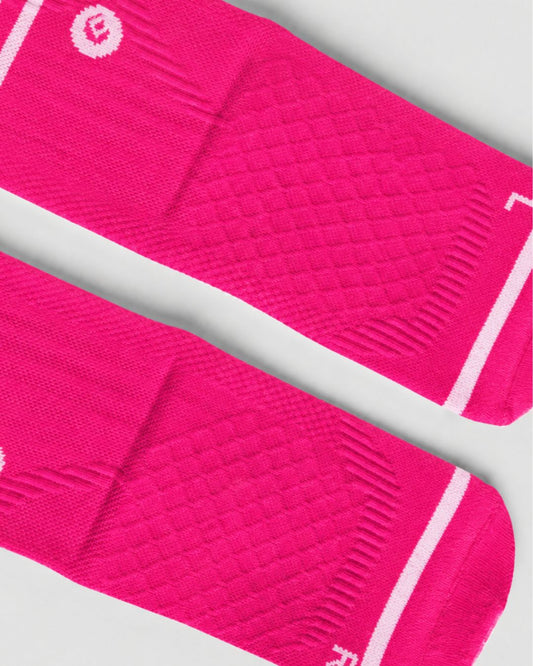 Calcetines de Running Finisher Lightweight con Compresión – Fucsia