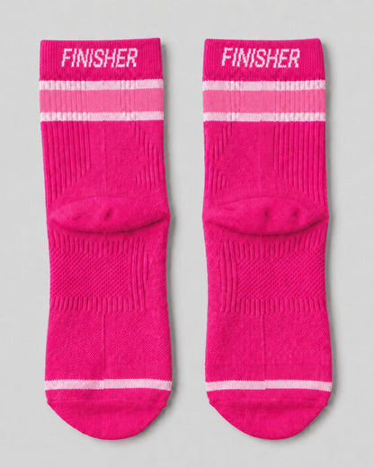 Calcetines de Running Finisher Lightweight con Compresión – Fucsia