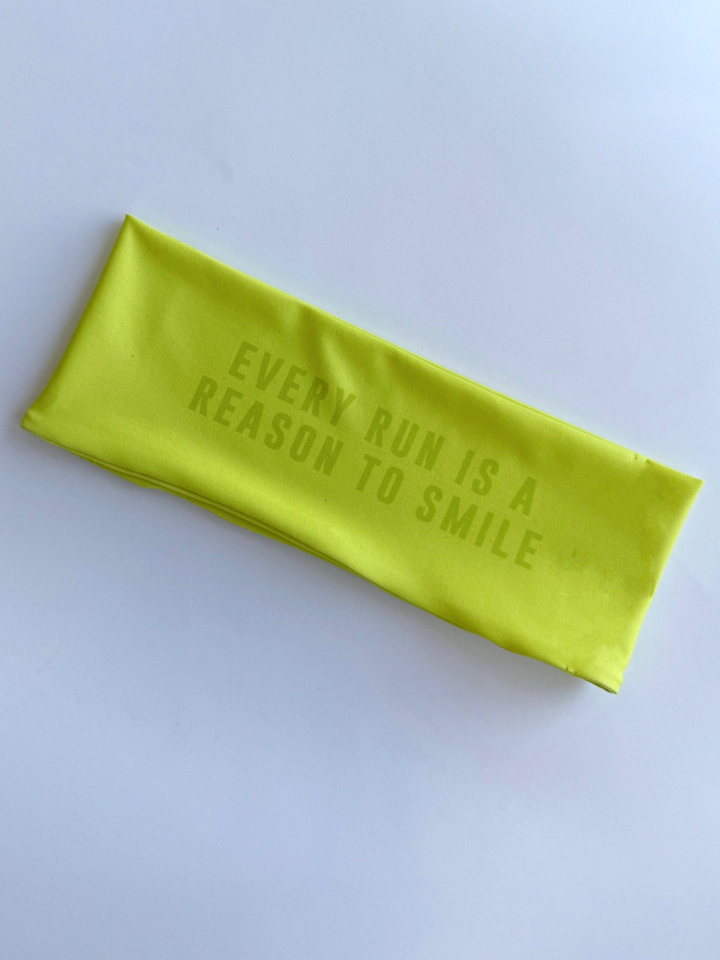 Cintillo Running Reversible Finisher - Run Smile