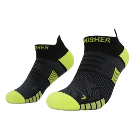 Calcetín de Running con Compresión Finisher Performance – Ankle Negro