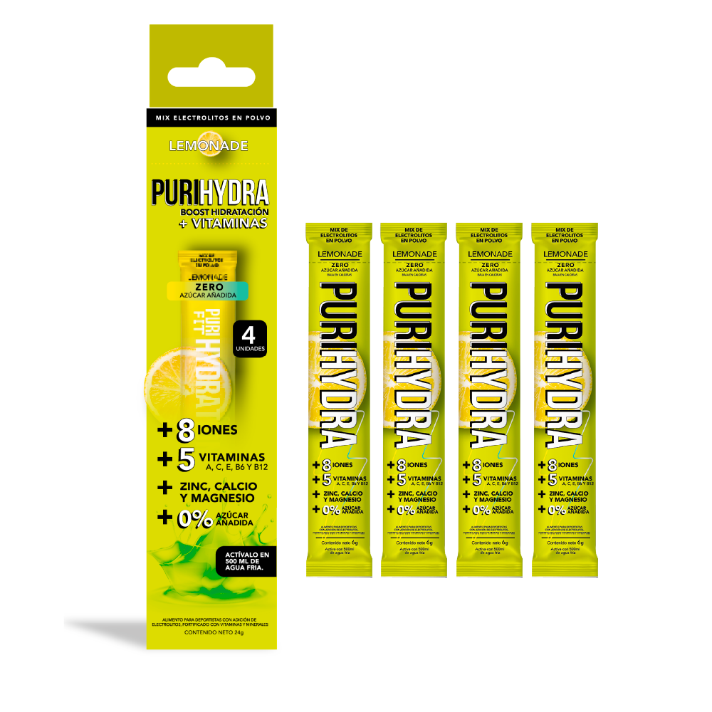 PuriHydra Lemonade 4 Pack