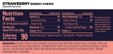 GU ENERGY CHEWS, STRAWBERRY