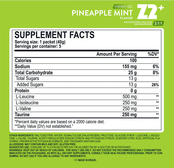 Energy Gel Z2+ Pineapple Mint