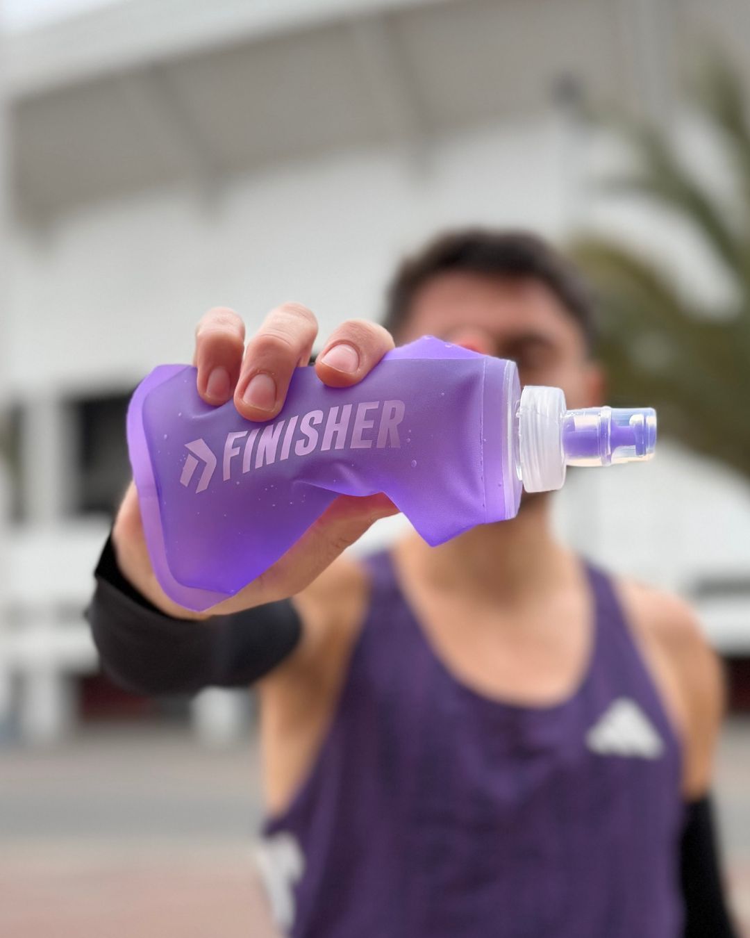 Botella Soft Flask Finisher 250cc Lila