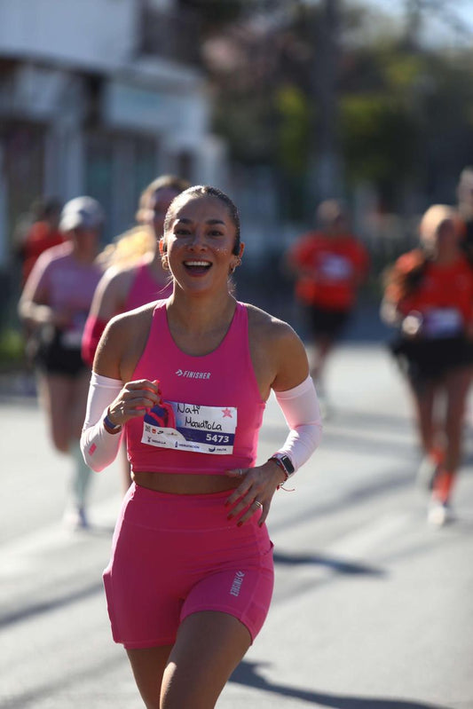 Par de Mangas para Running con Protección UV Finisher  - Rosada