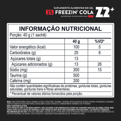 Energy Gel Z2+ Freezin Cola