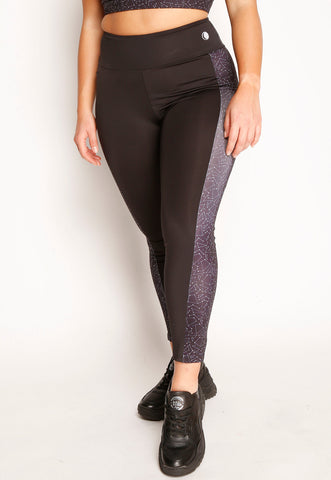 Calza Yoga Constelaciones Negro Eclipse
