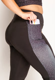 Calza Yoga Constelaciones Negro Eclipse