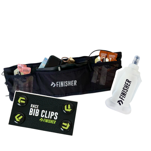 Banano Running Kilian + Botella Flexible 250cc + 🎁 Sujetadores de Número de Carrera de REGALO