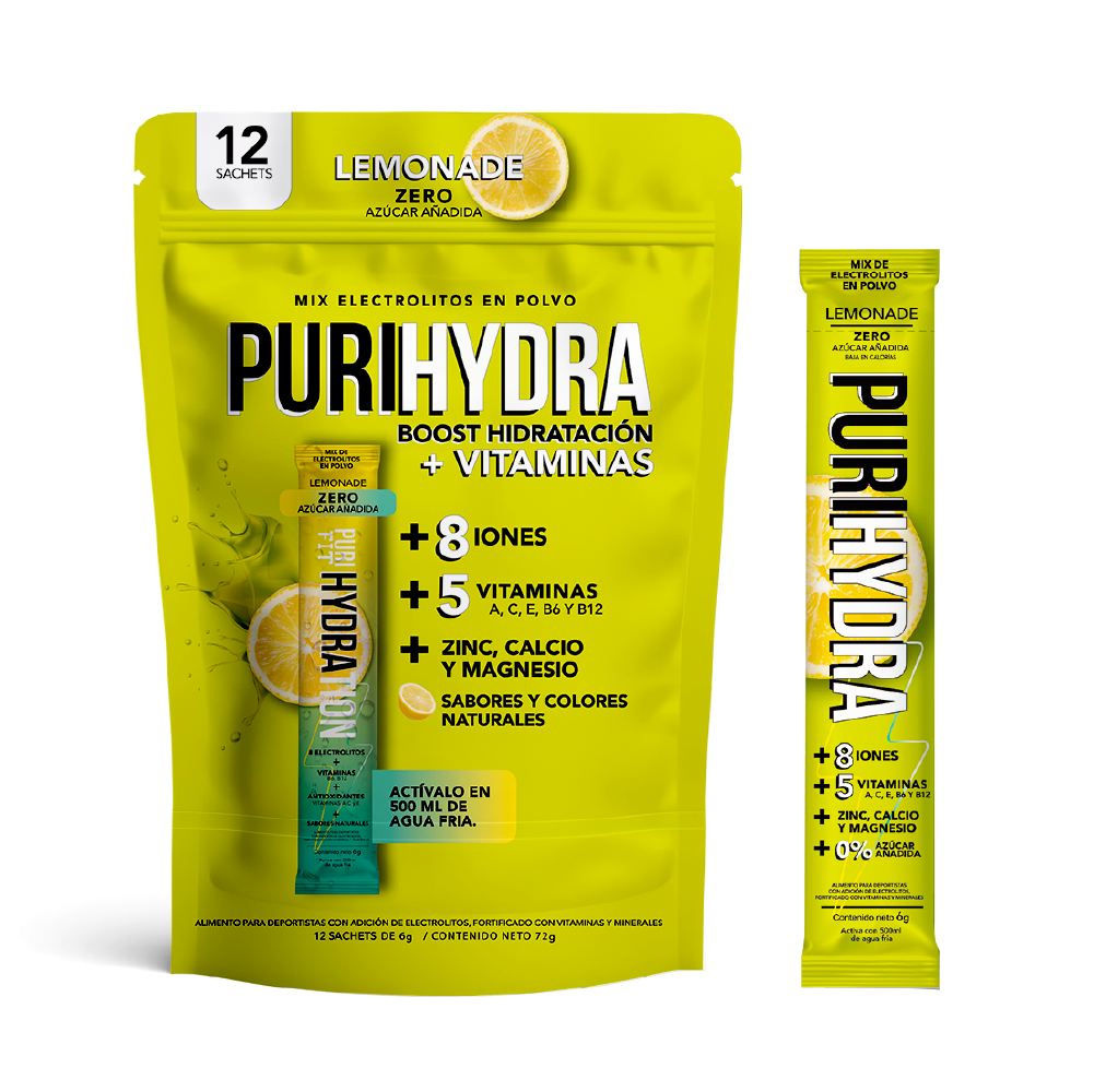 PuriHydra Lemonade 12 Pack