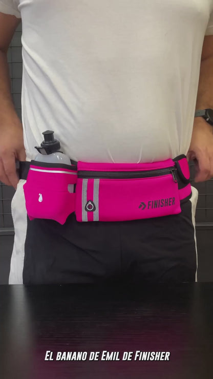 Banano Running con Botella Emil Finisher Negro