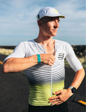 Tri Postural Aero SS Top M WHITE/EVENING PRIMROSE