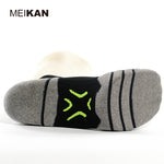 Calcetín MEIKAN Running Coolmax Black/Grey/Neon Men