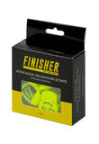 Par de Cordones Reflectantes Sin Atar Finisher Amarillo