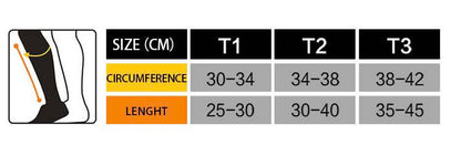 Par de Pantorrilleras Compresión Meikan Azul