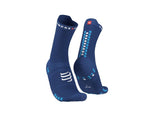 Pro Racing Socks Run High v4.0 Sodalite/Fluo Blue
